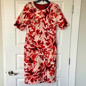 Maggy London textured Midi Dress